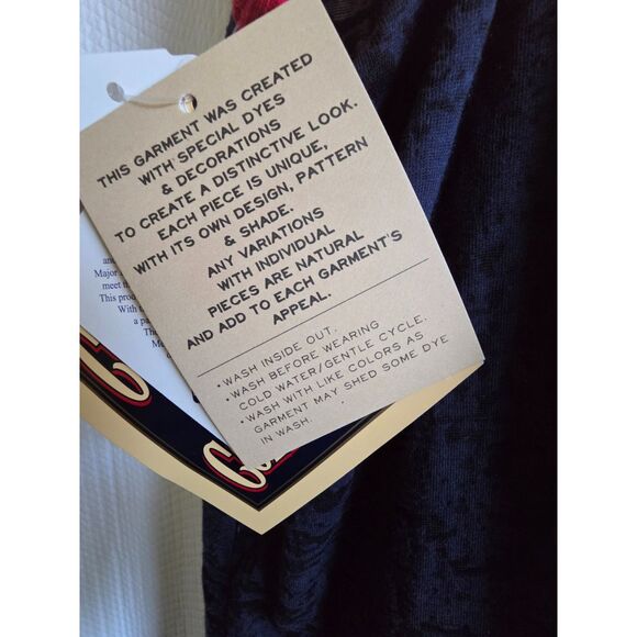 NWT Boston Red Sox Tank Top Navy Red Racerback Sleeveless Genuine MLB Baseball M - Picture 9 of 11